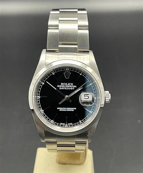 rolex 16200 oyster nero|Rolex Datejust 36 watch: Oystersteel .